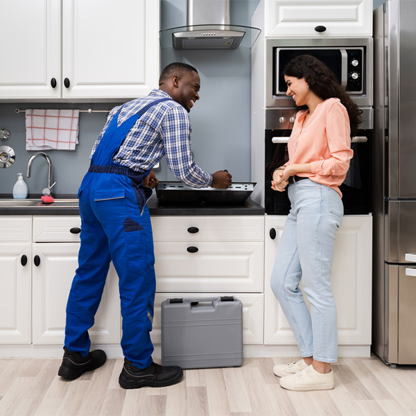 can you provide an estimate for cooktop repair before beginning any work in Petersburg Indiana